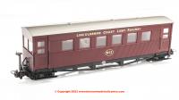 394-028 Bachmann Narrow Gauge Gloucester Bogie Coach Lincolnshire Coast L.R. Maroon